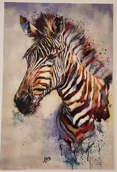 ArteDiAlina.com painting: Colorful wild